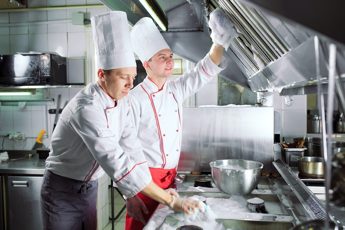 Commercial kitchen cleaning